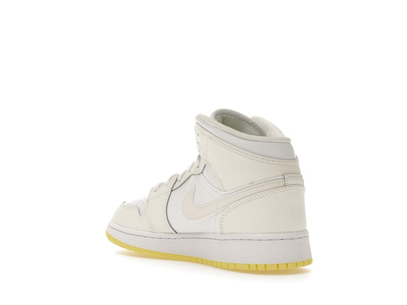 Jordan 1 Mid Sail Light Laser Orange (GS)