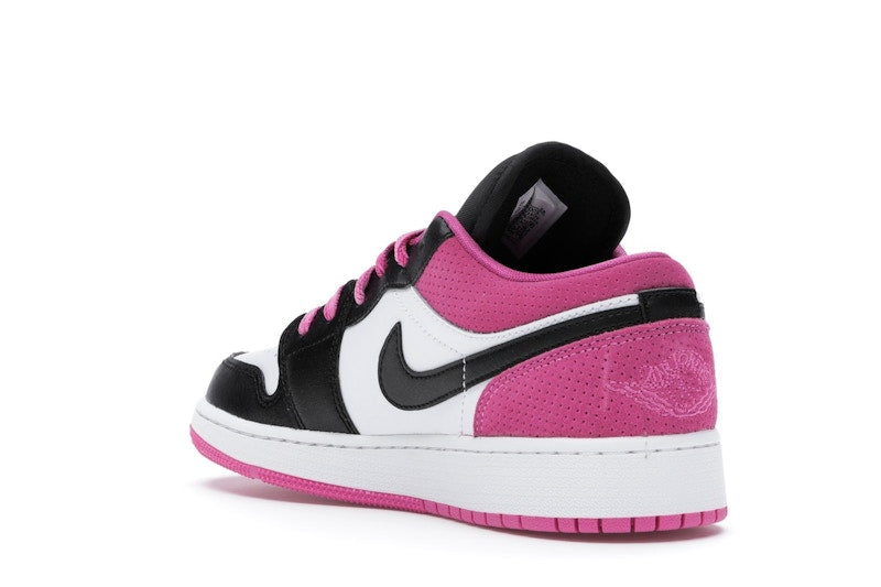 Jordan 1 Low Black Active Fuchsia (GS)