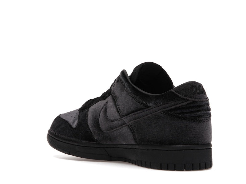 Nike Dunk Low Dover Street Market Triple Black Velvet
