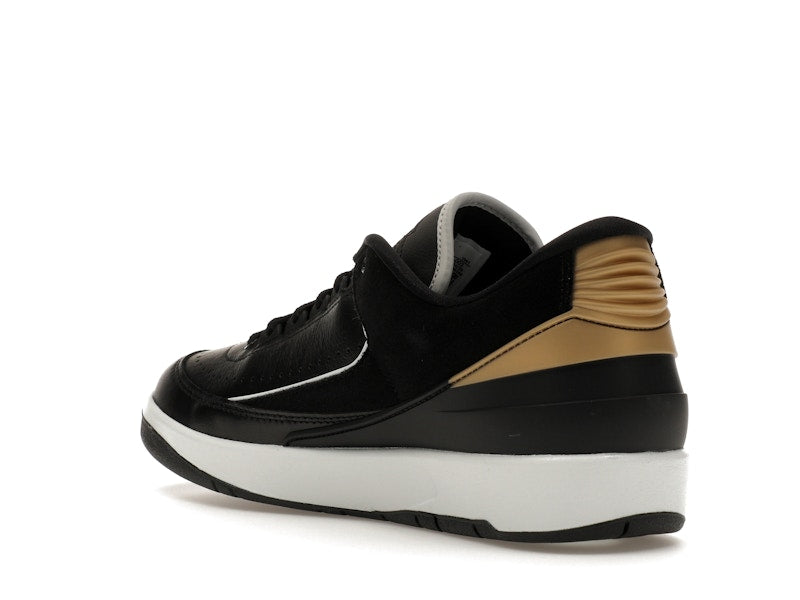 Jordan 2 Retro Low Black Metallic Gold (Women's)