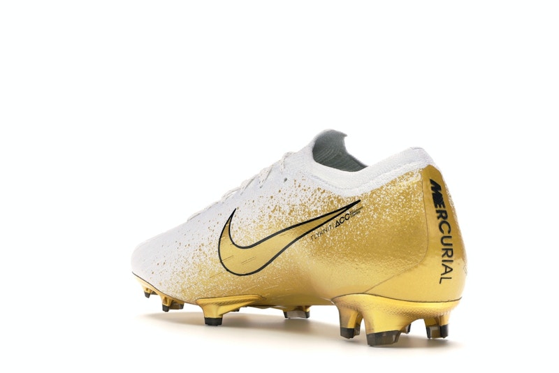 Nike Vapor 12 Elite SE FG White Metallic Gold