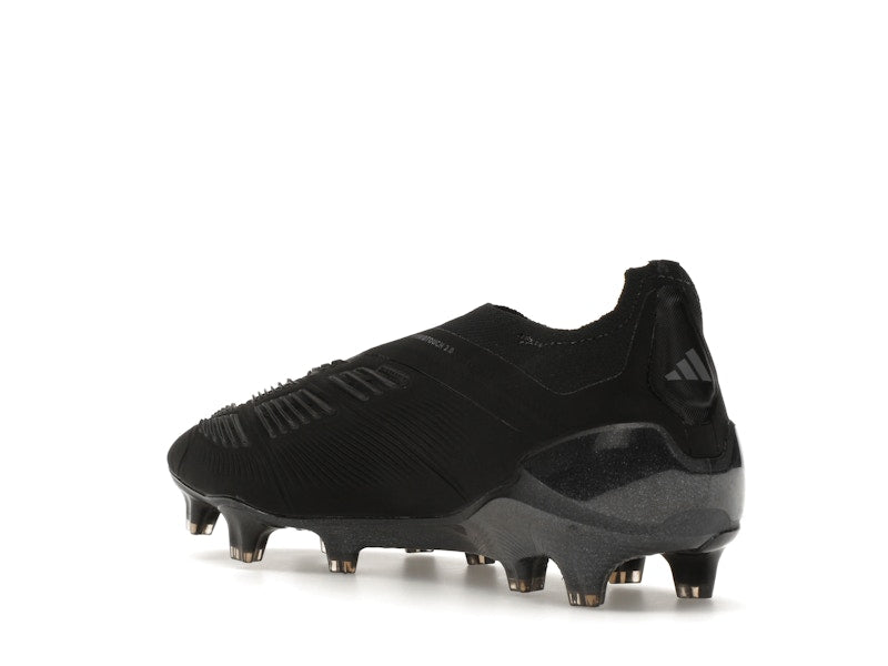 adidas Predator 24 Elite Laceless FG Core Black Carbon