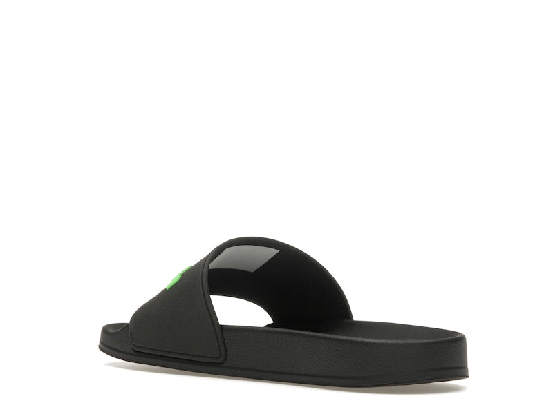 Balenciaga Pool Slide Black Fluo Green (Women's)