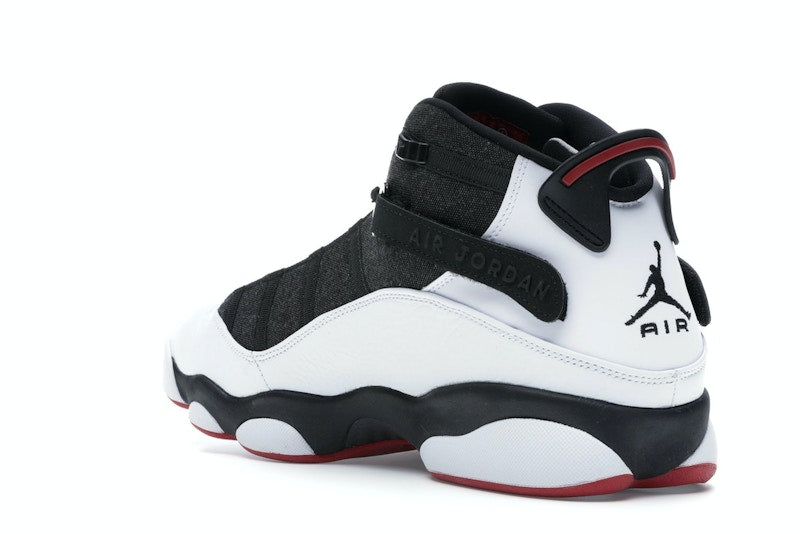 Jordan 6 Rings Black White Gym Red