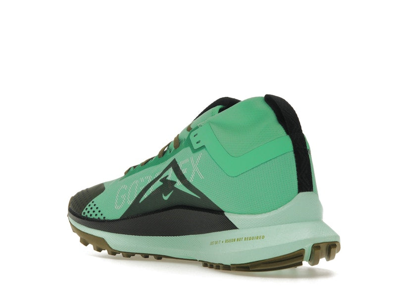 Nike React Pegasus Trail 4 Gore-Tex Spring Green Olive Flak Mint Foam Black