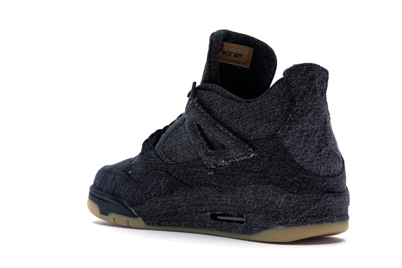 Jordan 4 Retro Levi's Black (Blank Tag)
