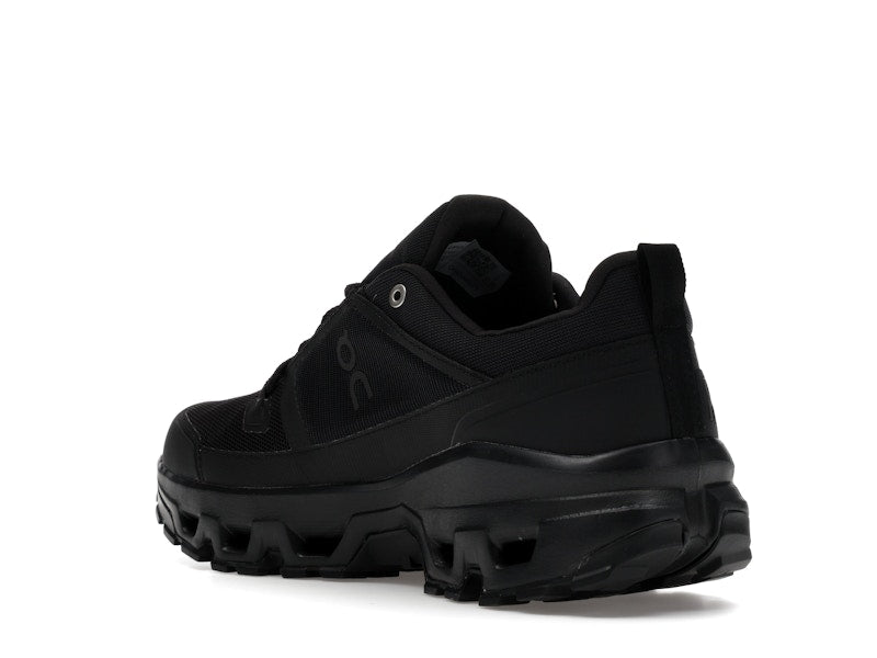 On Running Cloudrock Low Waterproof All Black