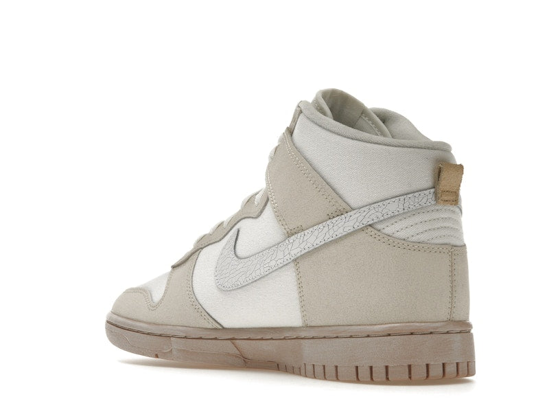 Nike Dunk High Retro PRM Cracked Leather Swoosh