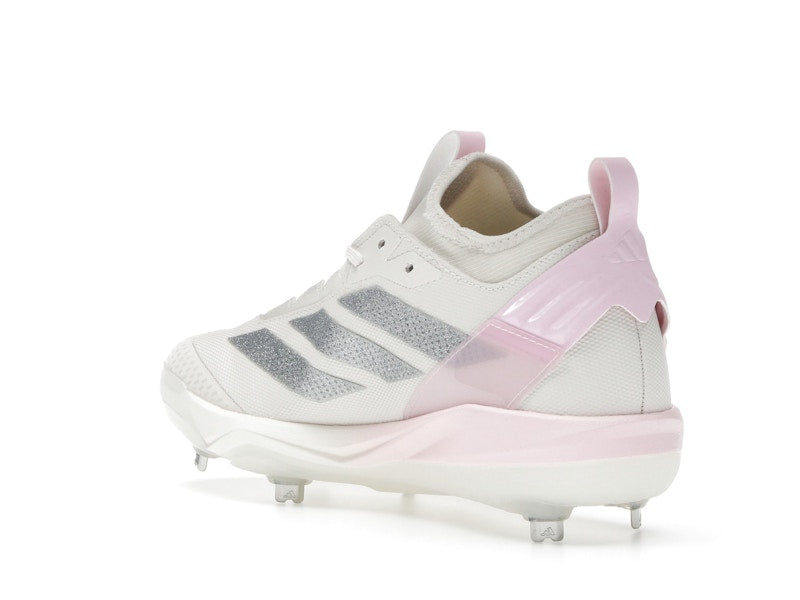 adidas Adizero Instinct+ 2.0 Chalk White Silver Metallic Clear Pink (Women's)