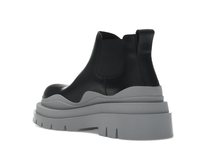 Bottega Veneta Tire Ankle Chelsea Boot Black Vapor