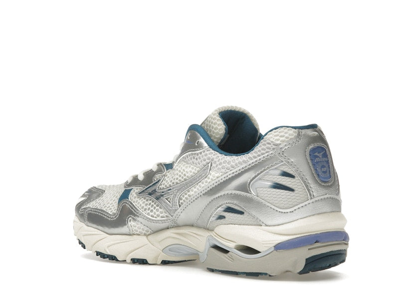 Mizuno Wave Rider 10 White Silver Blue