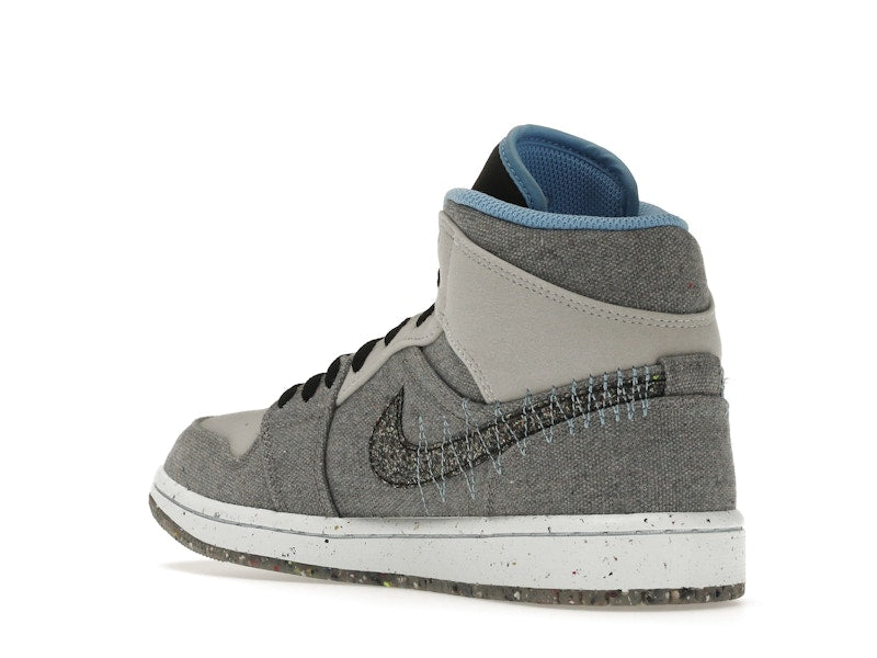 Jordan 1 Mid Crater Grey University Blue