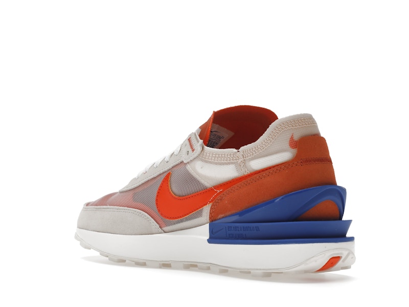 Nike Waffle One Pearl White Game Royal Rush Orange (Women's)