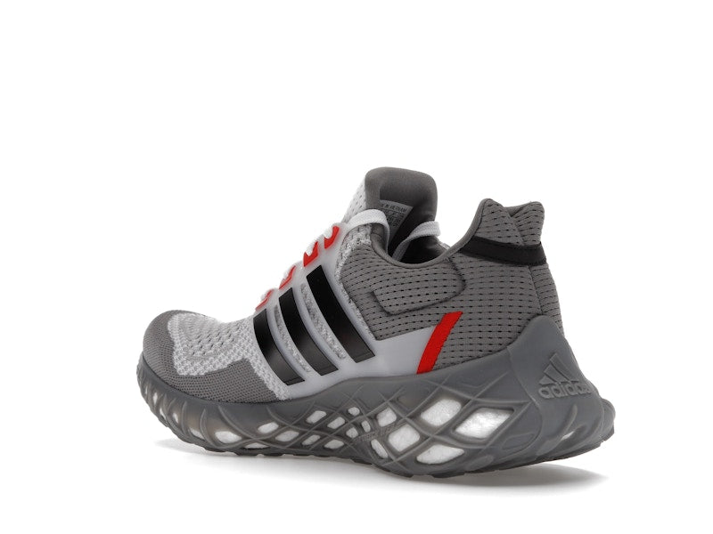 adidas Ultra Boost Web DNA Grey Vivid Red