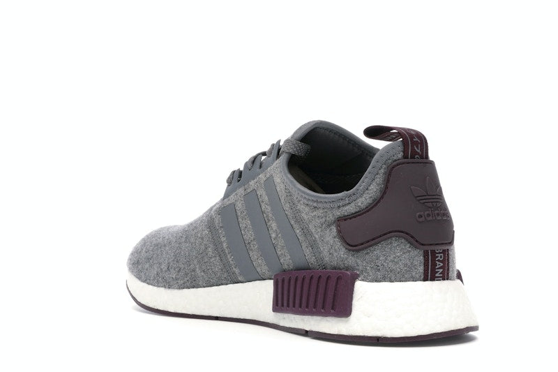 adidas NMD R1 Wool Grey Four Maroon