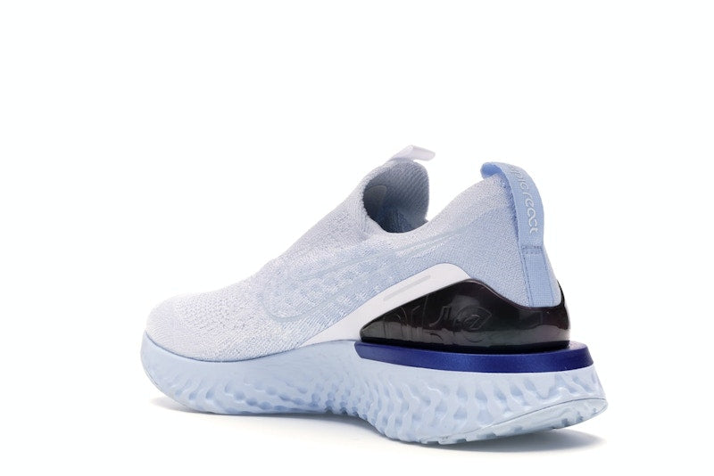 Nike Epic React Moc Flyknit White Hydrogen Blue