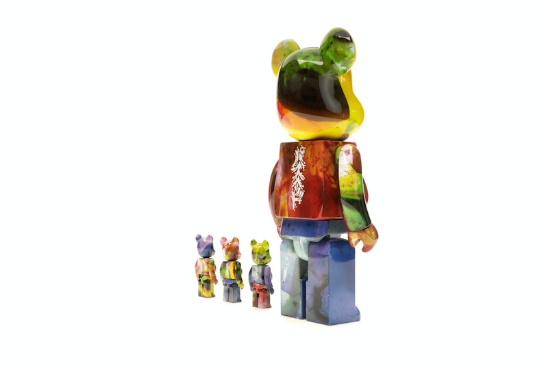 Bearbrick Pushead 4 pc Set 100% & 400% Set Multi