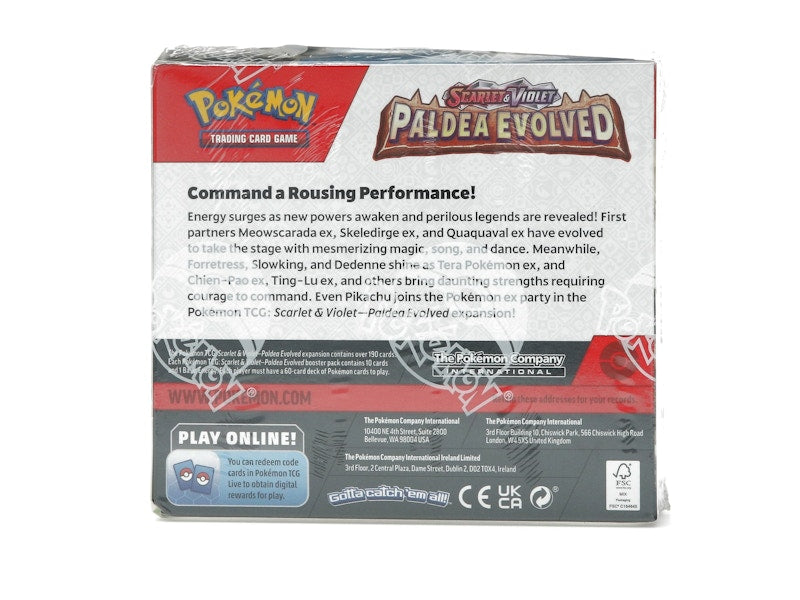 Pokémon TCG Scarlet & Violet Paldea Evolved Booster Box