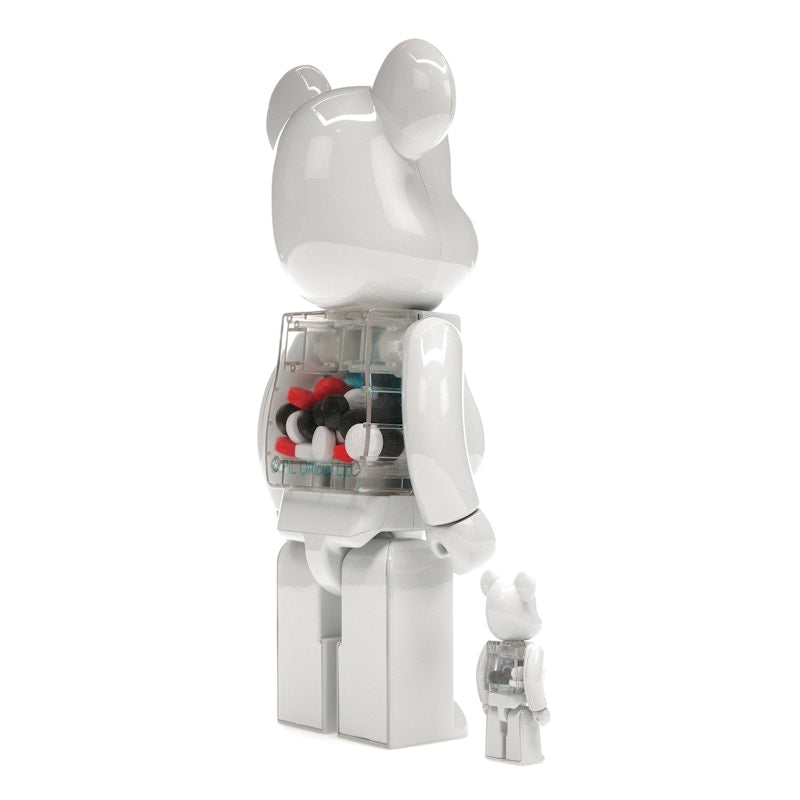 Bearbrick PiL 100% & 400% Set Chrome Ver.