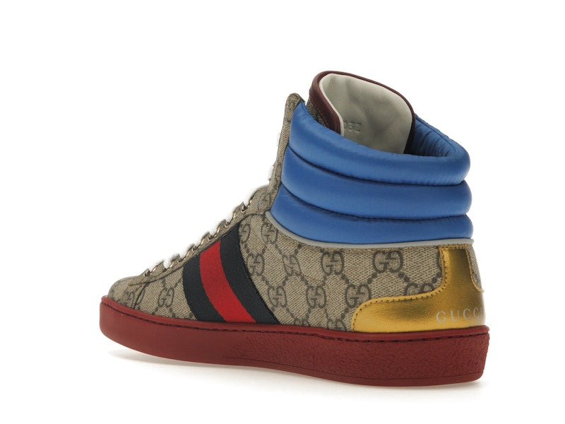 Gucci Ace GG High Top Beige Ebony