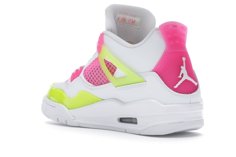 Jordan 4 Retro White Lemon Pink (GS)