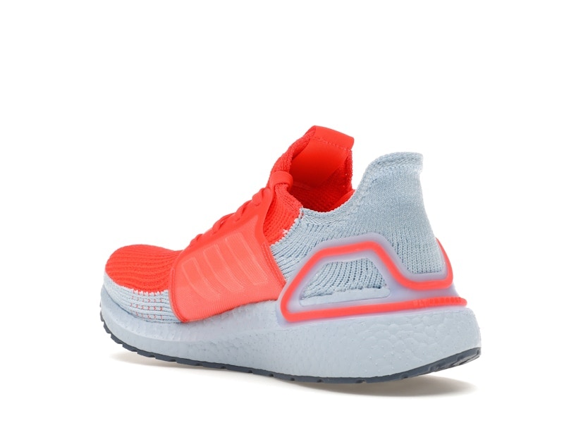 adidas Ultra Boost 19 Solar Red Glow Blue