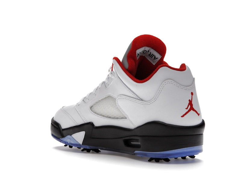 Jordan 5 Retro Low Golf Fire Red (Silver Tongue)