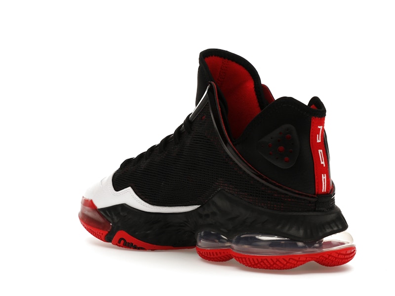 Nike LeBron 19 Low Black White University Red