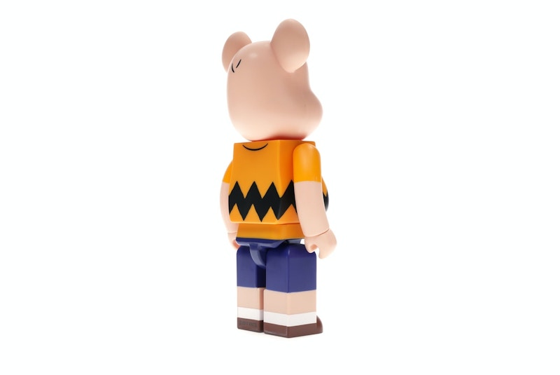 Bearbrick Charlie Brown 400% Yellow