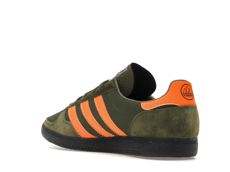 adidas Barrowland SPZL Dust Green Signal Orange