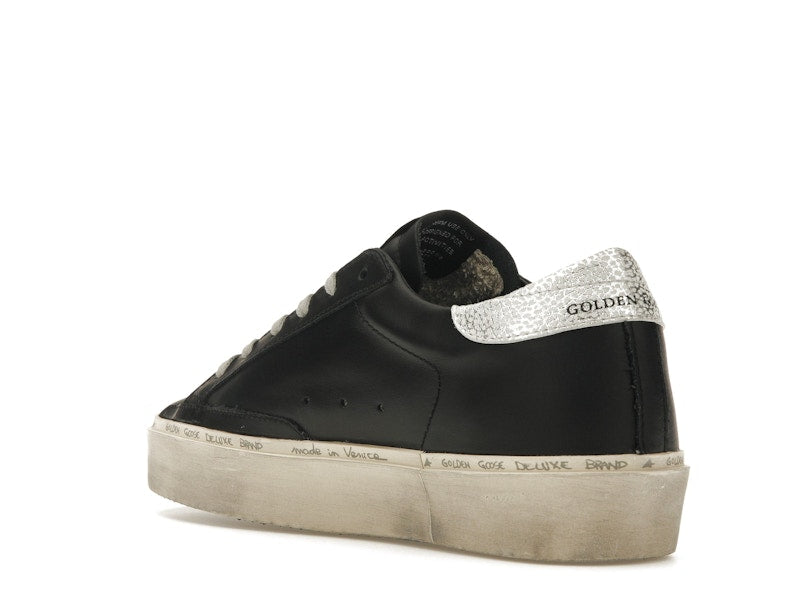 Golden Goose Hi-Star Black Silver (Women's)