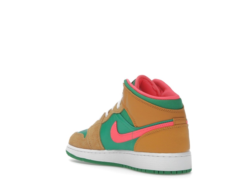 Jordan 1 Mid SE Chutney Lucky Green (GS)
