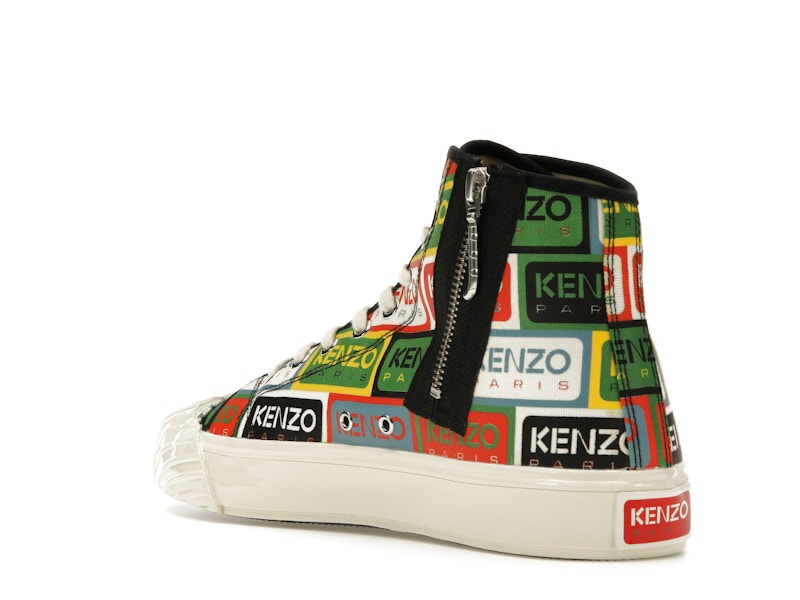 Kenzo School High Top Trainers Multi