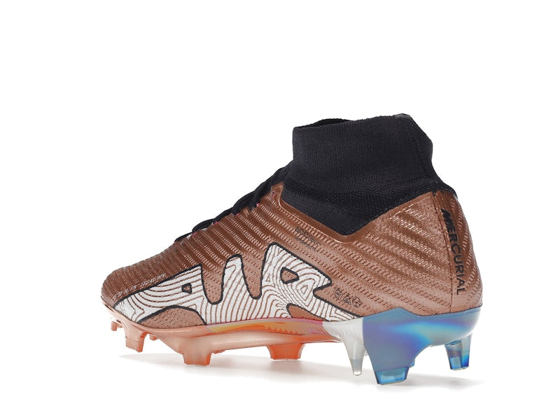 Nike Zoom Mercurial Superfly 9 Elite KM FG Metallic Copper