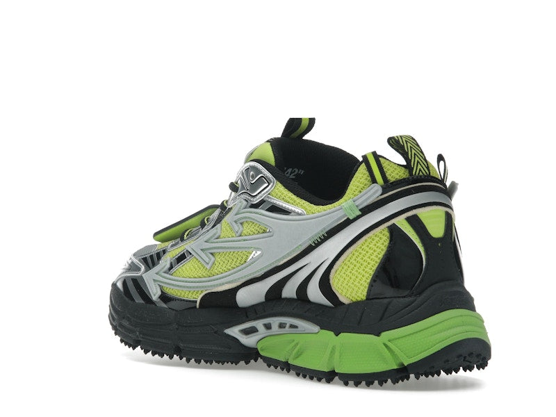 OFF-WHITE Be Right Back Silver Green Fluo