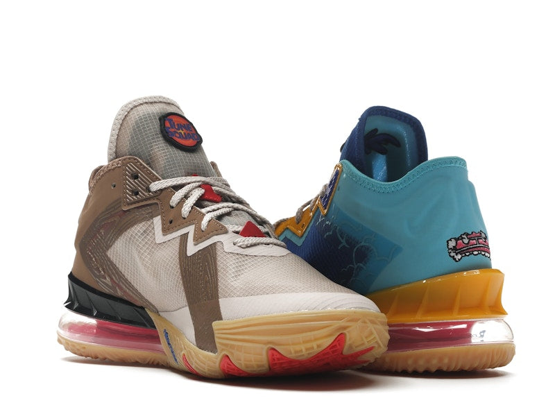 Nike LeBron 18 Low Wile E. vs Roadrunner Space Jam