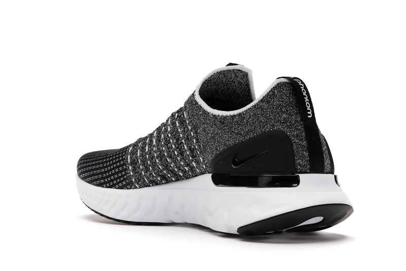Nike React Phantom Run Flyknit 2 Black White Blend