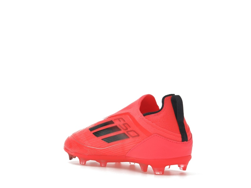 adidas F50 Pro Laceless FG Turbo Aurora Black Platinum Metallic (GS)