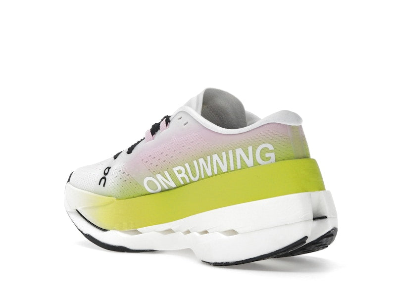 On Running Cloudboom Max Lime Raspberry