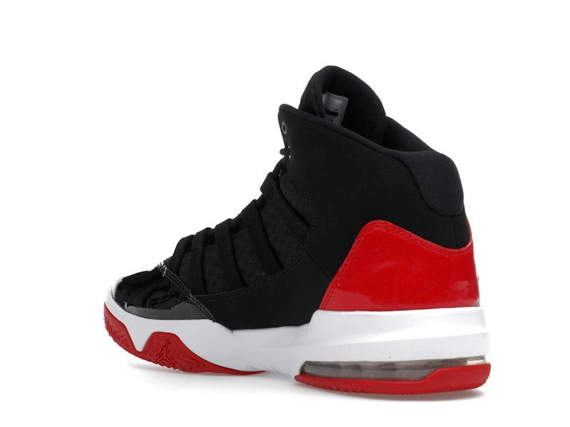 Jordan Max Aura Black Red Patent