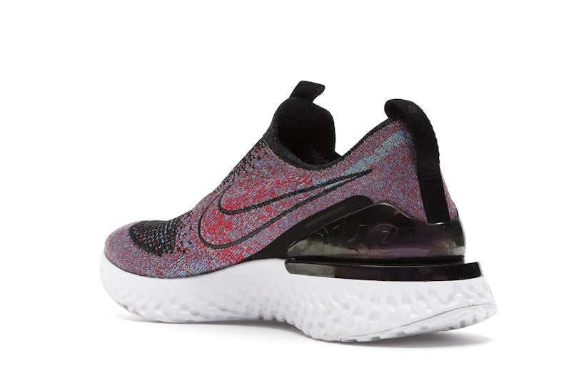 Nike Epic React Moc Flyknit Black University Red Hyper Jade