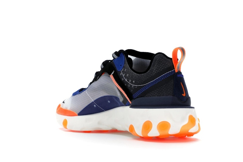 Nike React Element 87 Thunder Blue/Total Orange