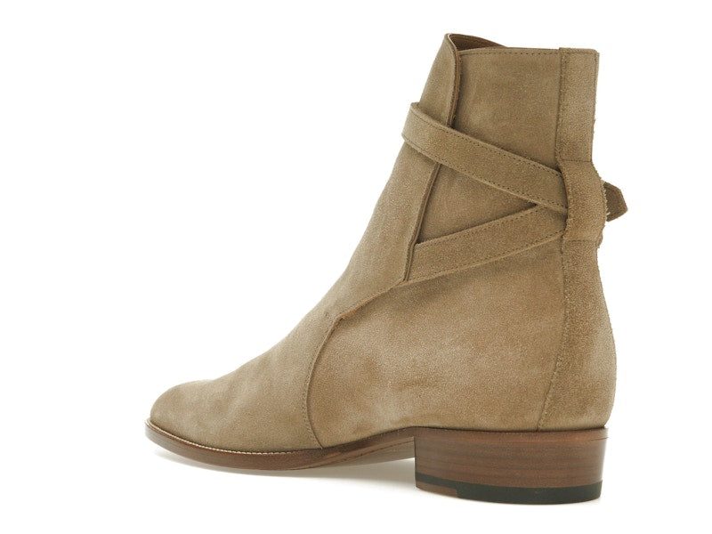 Saint Laurent Wyatt Jodhpur Boot Tobacco Suede
