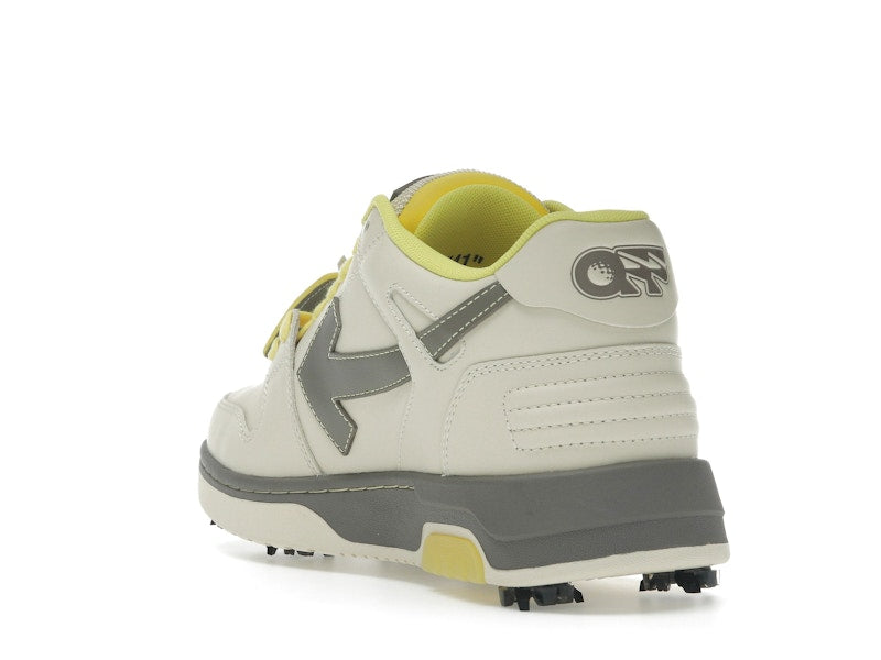 OFF-WHITE Out Of Office OOO Low Tops Golf Paris Hilinski Gray Yellow