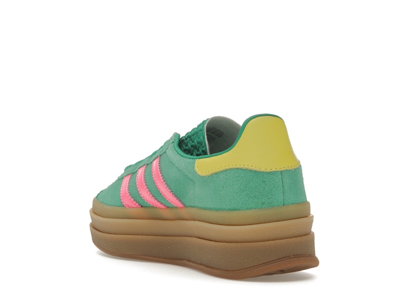 adidas Gazelle Bold Court Green Lucid Pink (Women's)