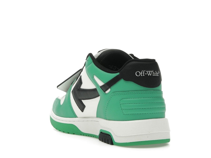 OFF-WHITE Out Of Office "OOO" Low Tops Green Black