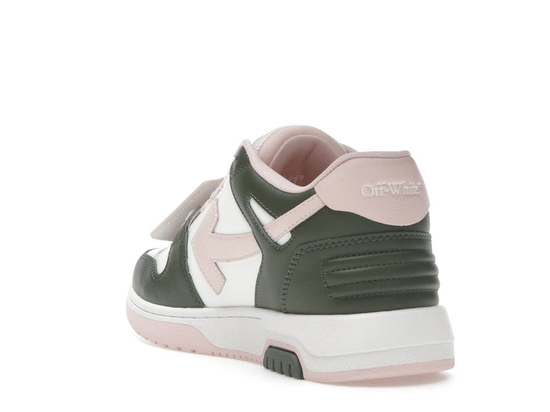 OFF-WHITE Out Of Office OOO Low Tops White Green Pink (Women's)