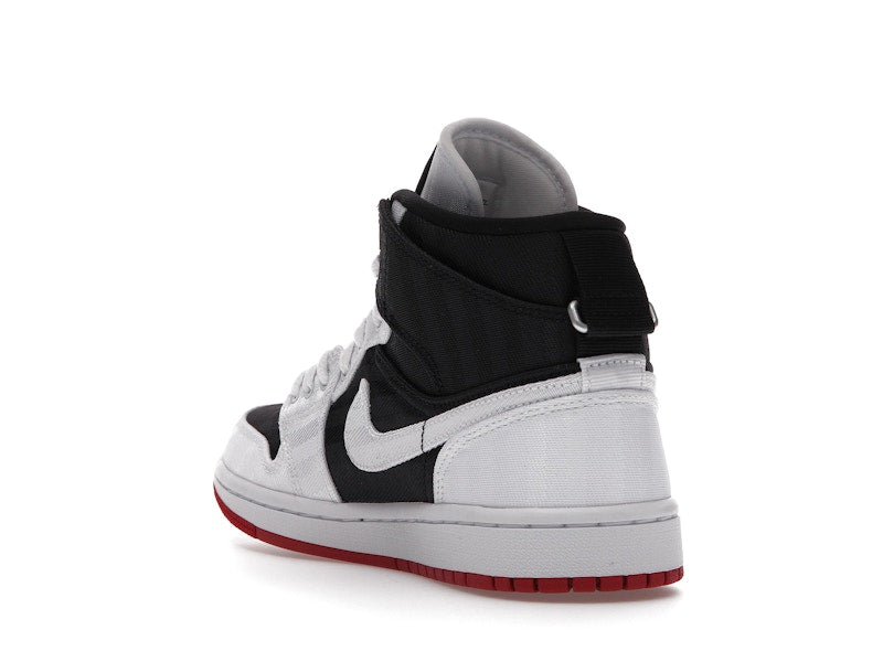 Jordan 1 Mid SE Utility Canvas White Black Gym Red (Women's)