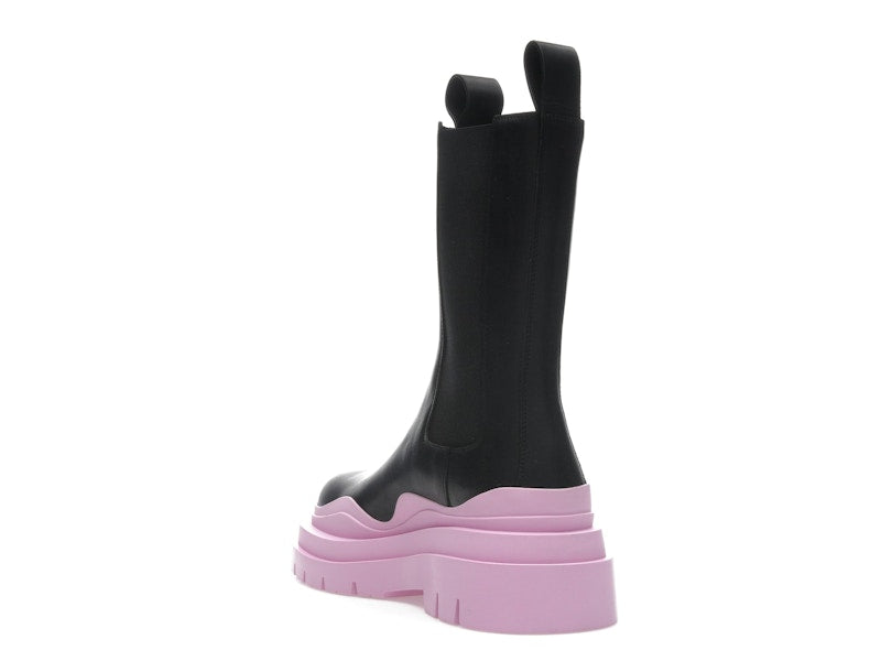 Bottega Veneta Tire Chelsea Boot Black Gloss (Women's)
