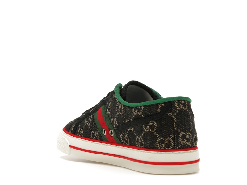 Gucci Tennis 1977 GG Logo Black Multi